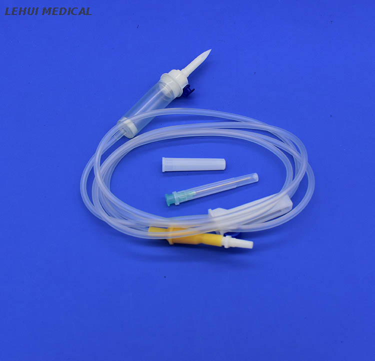 Medical Disposable IV Infusion Drip Giving Set With PVC Tubing - Buy ...