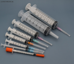 0.5 Ml 1ml 2ml 3ml 4ml 5ml 10ml 20ml 60ml Luer Lock Syringes with Needles