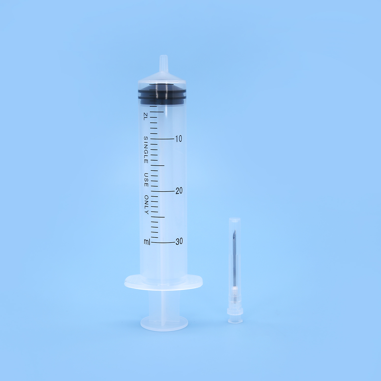 Medical Supplier Disposable 3 Parts Syringe 50cc with Injetion Needle Registered in Ethiopia