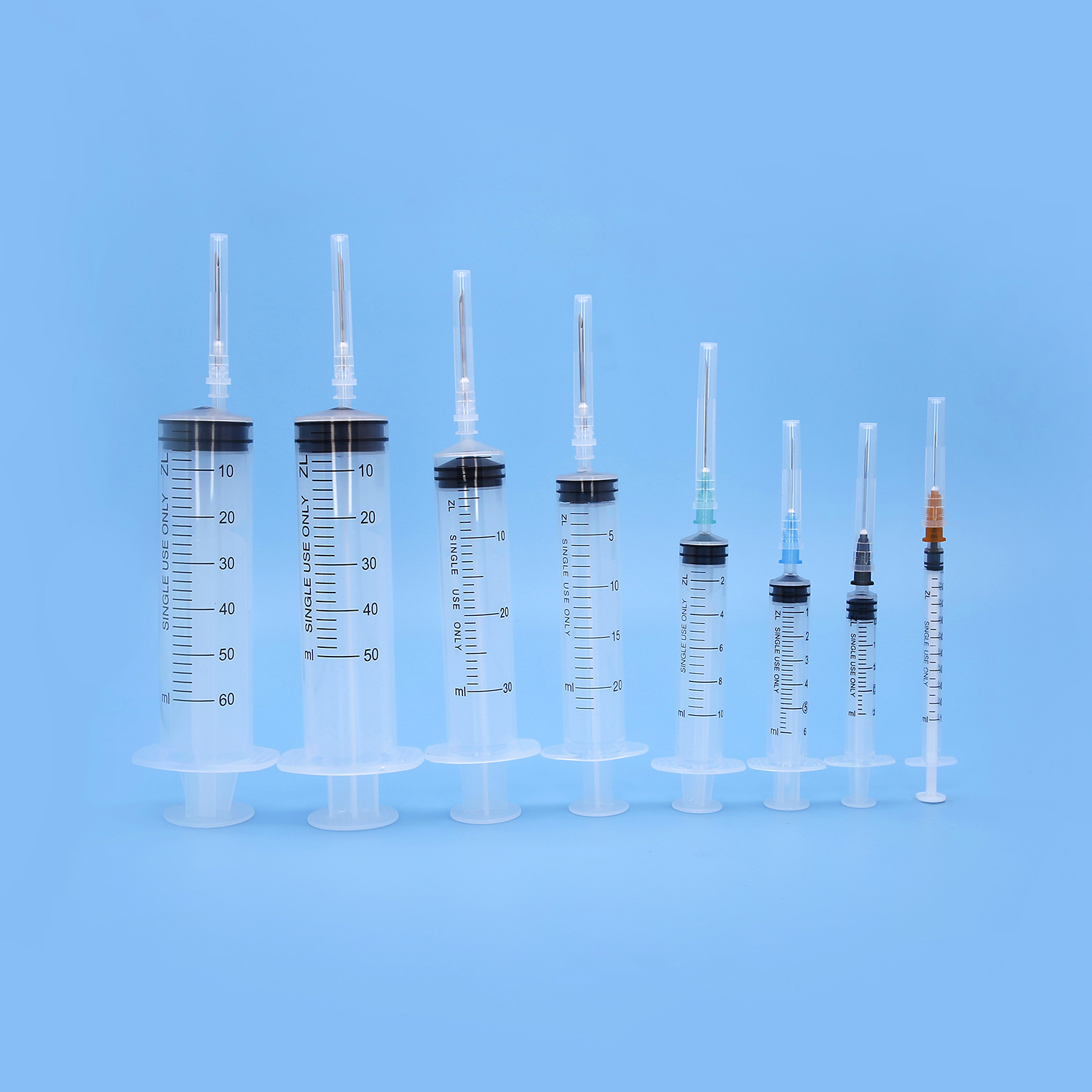 Medical Supplier Disposable 3 Parts Syringe 1cc with Injetion Needle Registered in Ethiopia