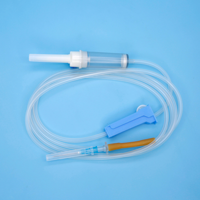 Medical Disposable IV Giving Infusion Drip Set With PVC Tubing for ...