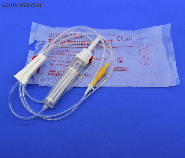 Disposable Blood Transfusion Set Medical Blood Giving Set