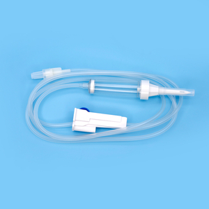 Disposable Winged Luer Lock Scalp Vein Butterfly Needle Iv Infusion Set with Filter Flow Regulator Drip Chamber 